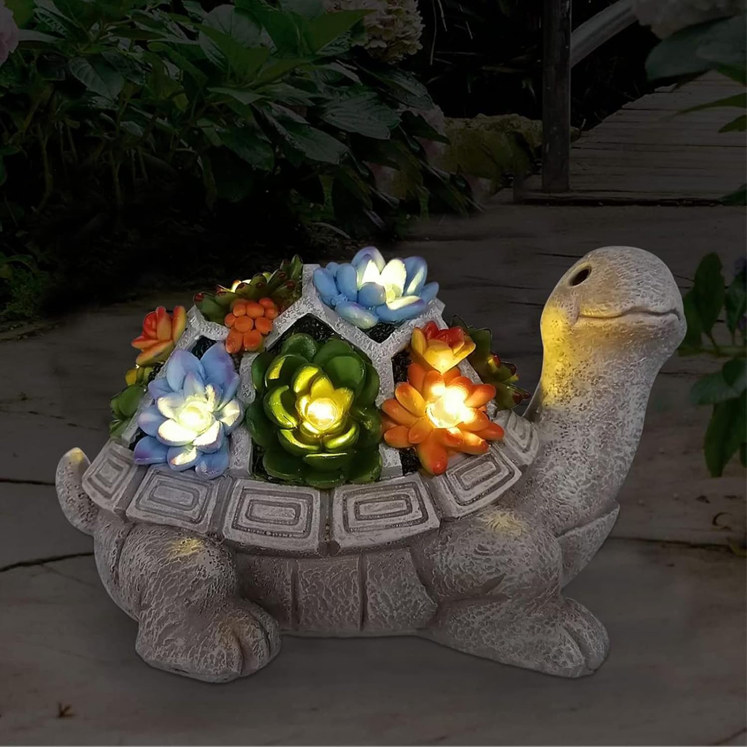 Solar Gartenfigur Schildkröte