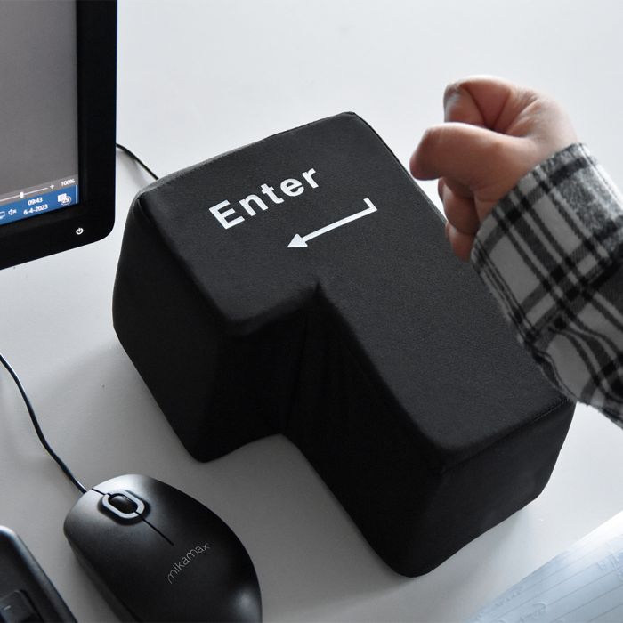 Enter Button Pillow