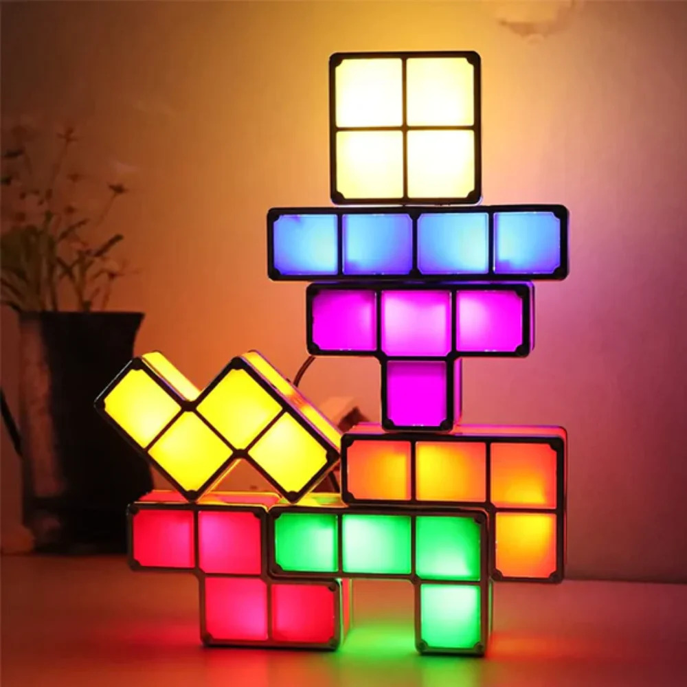 Tetris Stapelbare LED Lampe