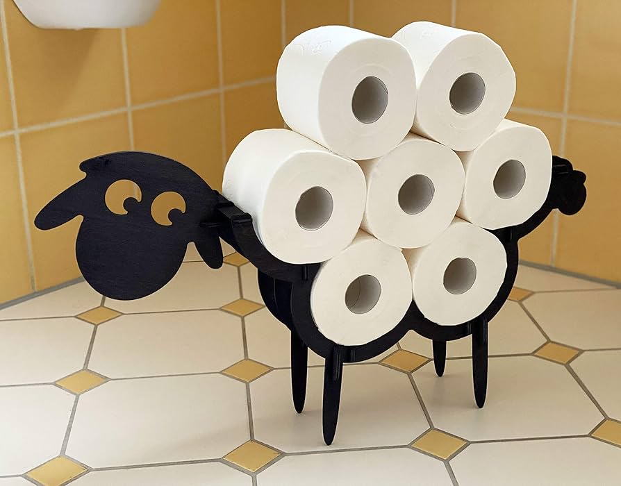 Toilettenpapierhalter Schaf