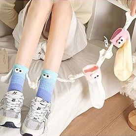 Lustige Magnetische Puppe Socken